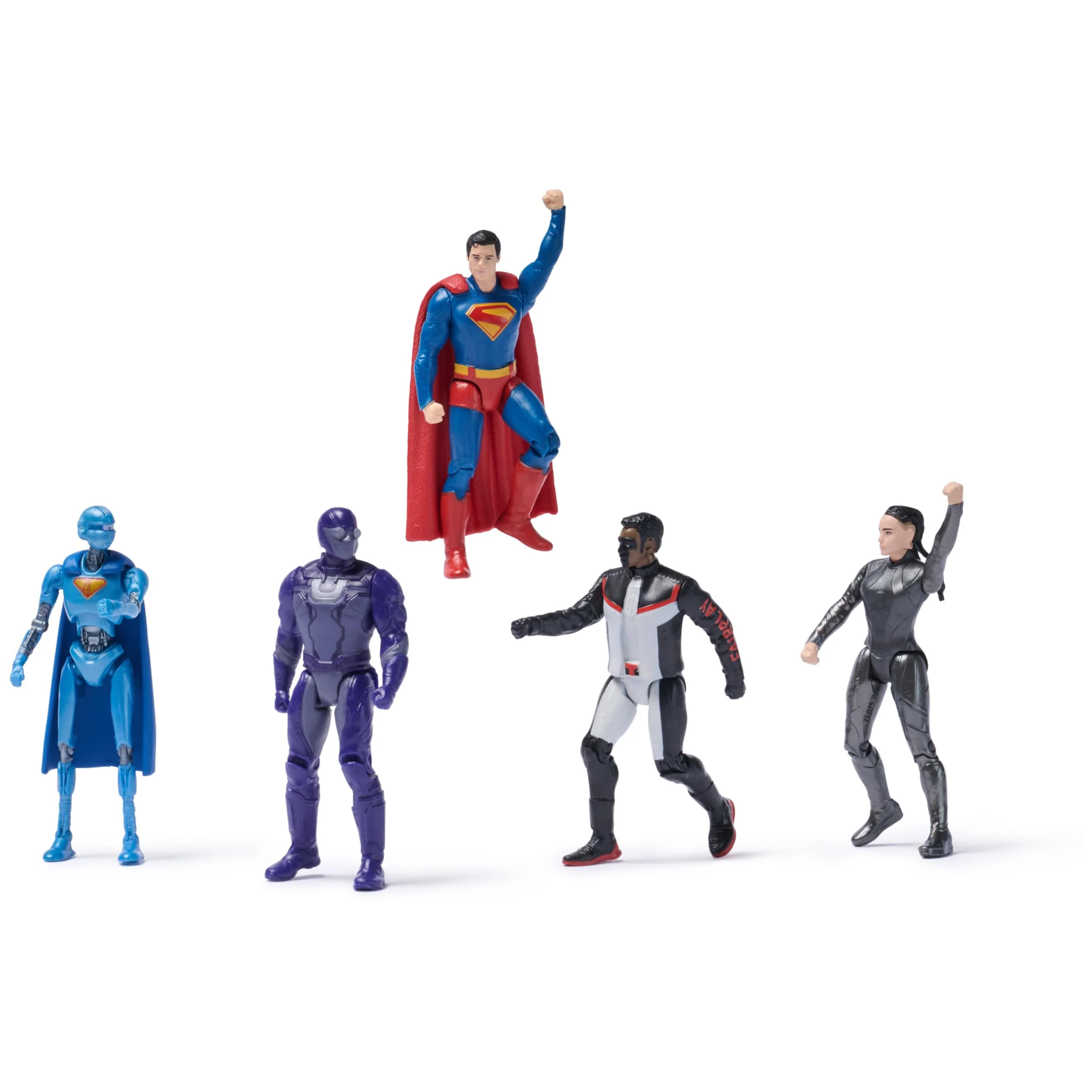 DC Comics, Superman Heroes Vs. Villains 5-Pack, 3-Inch Action Figure, Stylized Superhero Figures with Dynamic Poses and Battle Ready Armor, Kids Toys for Ages 4+ - Image 3