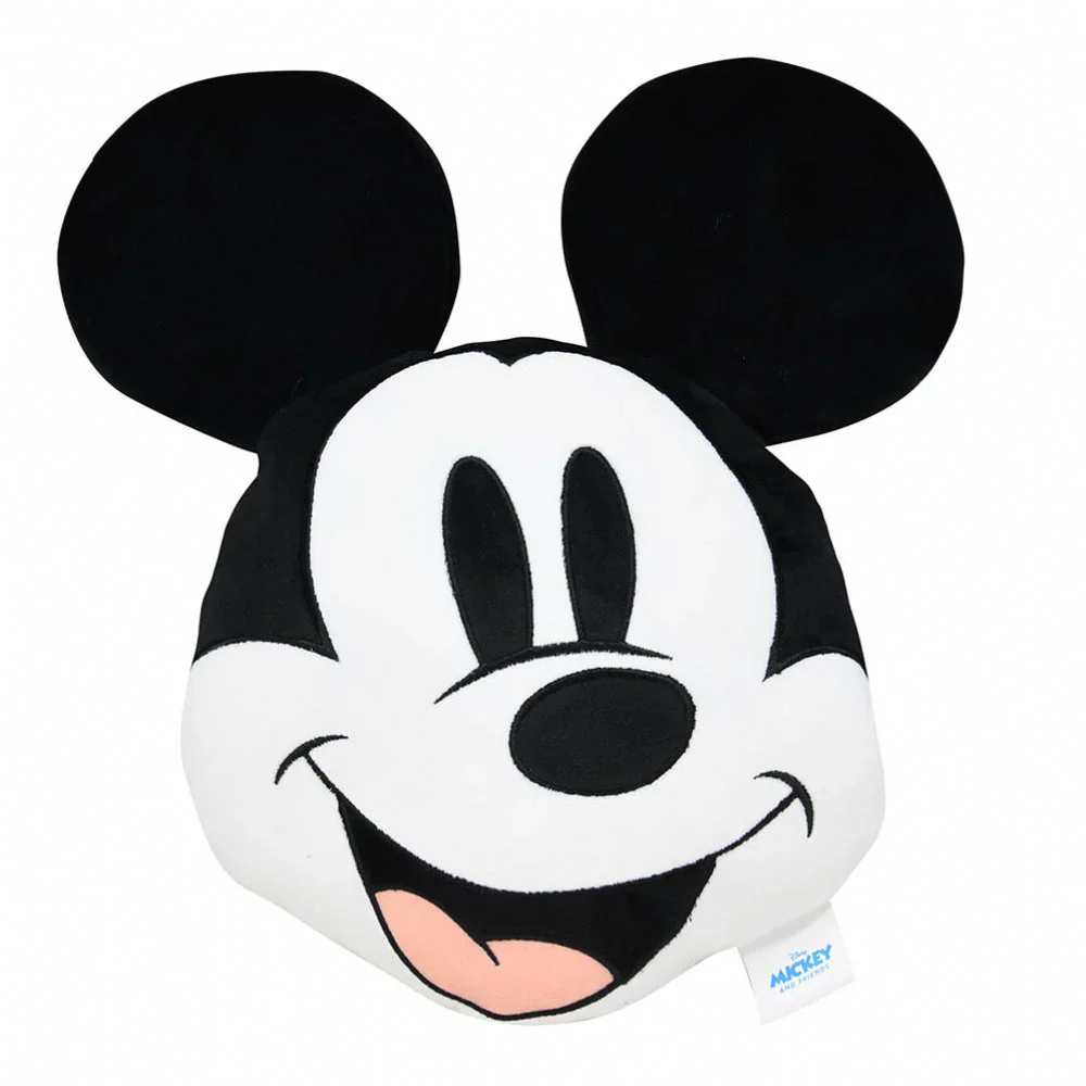 Disney Mickey Mouse Head Shaped Squishy Cloud Plush Pillow