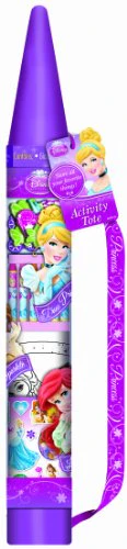Disney Princess Activity Tube with Crayon Top Bendon, Purple
