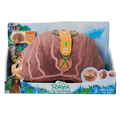 Disney Raya and the Last Dragon Walk & Roll Tuk Tuk, 10 Inch Feature Plush with Sounds, Stuffed Animal, Officially Licensed Kids Toys - Image 2