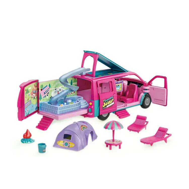 Doll House for Girls Funny Camping Fashion Doll House Accessories - Image 2