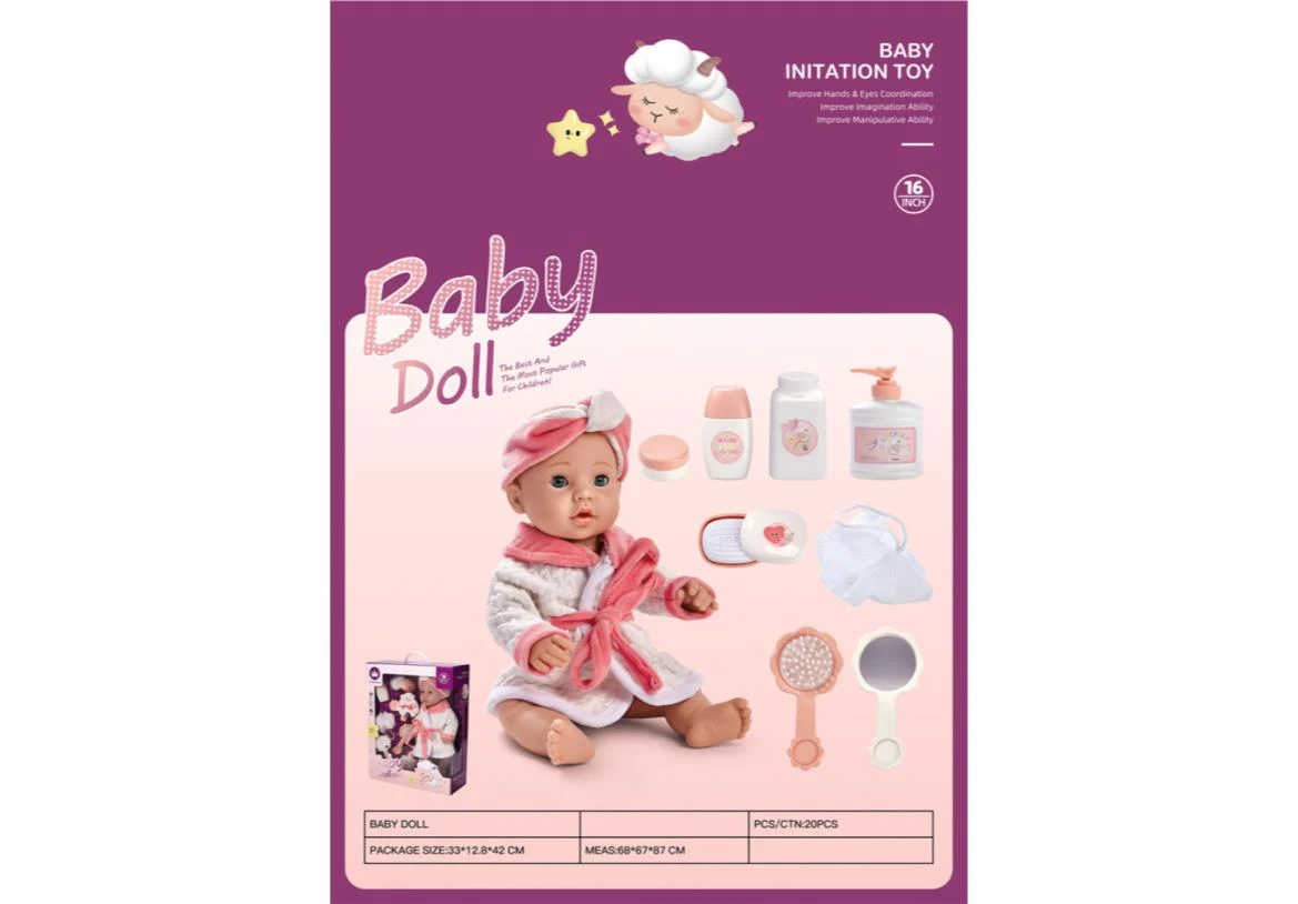 Doll With The Accessories, 16 inch - Image 3