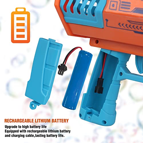 Doohickey Bubble Blaster Bubble Making Gun, 1000 Bubbles per Minute, 2 Bubble Solution, 20-30 Minutes Working Time - Image 2