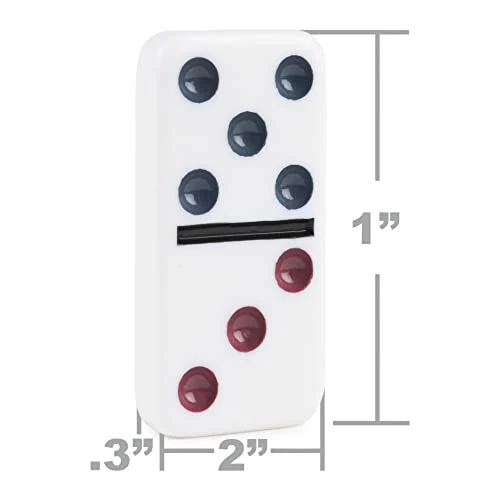 Double Fifteen Dominoes Set in Storage Tin - Image 3