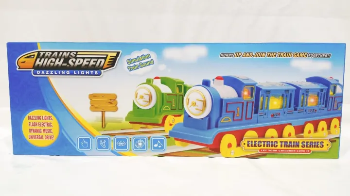 Electric Kids Toy, High Speed Light and Music Train - Image 2
