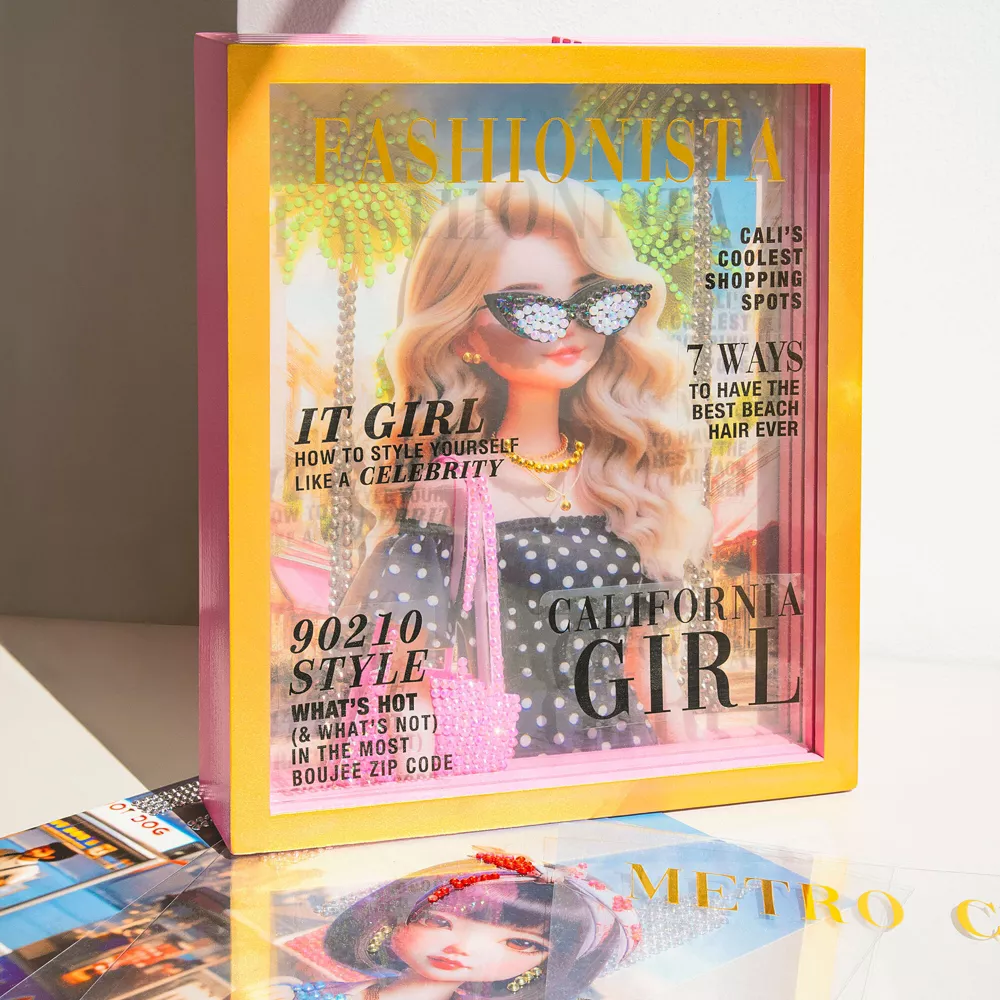 Fashion Angels: Luxe Life Cover Girls Shadow Box Kit - DIY Craft Set, Kids 8+ - Image 4