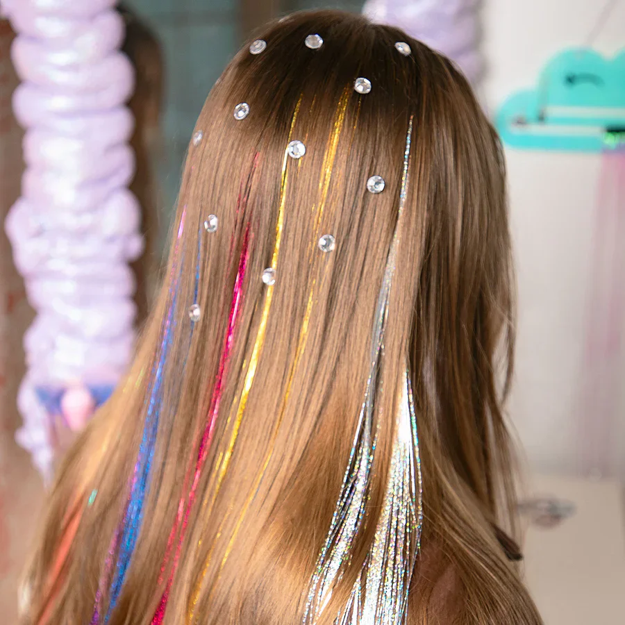 Fashion Angels Shimmer & Style Tinsel Hair Styling Kit - Image 4