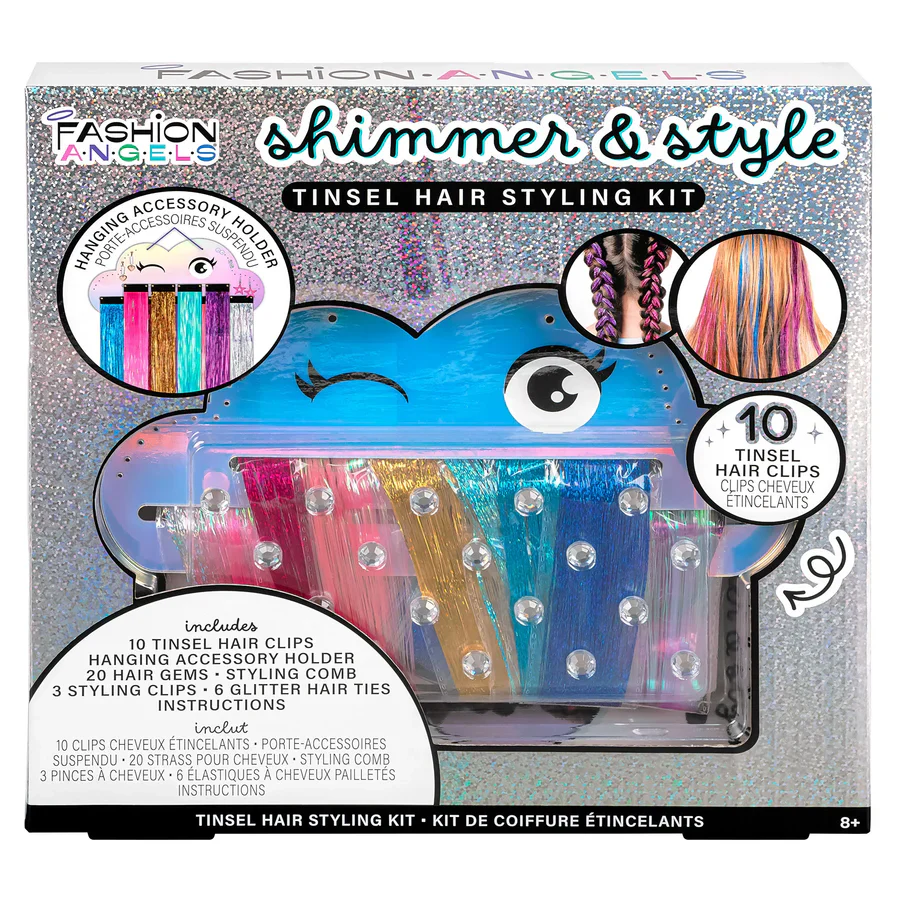Fashion Angels Shimmer & Style Tinsel Hair Styling Kit - Image 6