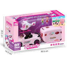 Fashion Doll With Racing Car Playset - Image 2