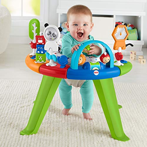 Fisher-Price 3-in-1 Spin & Sort Activity Center Retro Roar, Infant-to-Toddler - Image 5