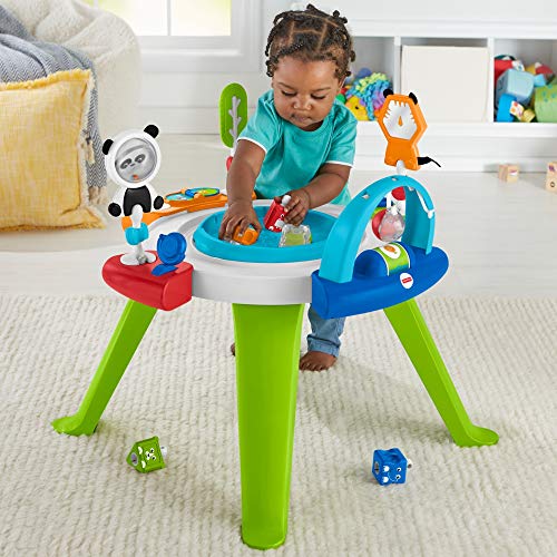 Fisher-Price 3-in-1 Spin & Sort Activity Center Retro Roar, Infant-to-Toddler - Image 6