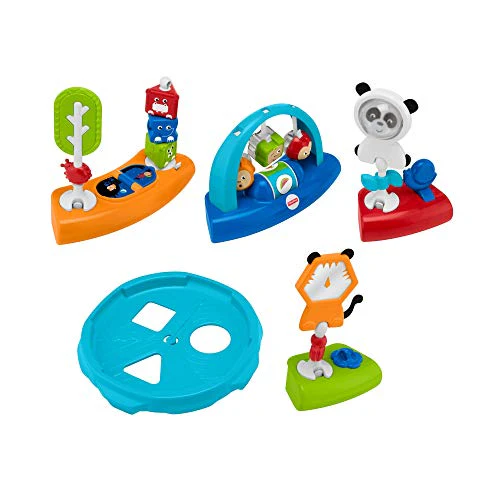 Fisher-Price 3-in-1 Spin & Sort Activity Center Retro Roar, Infant-to-Toddler - Image 8