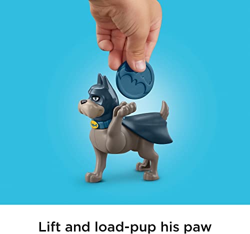 Fisher-Price DC League of Super-Pets Disk Launch Ace, Figure Set with Dog Character and Accessories for Preschool Pretend - Image 5