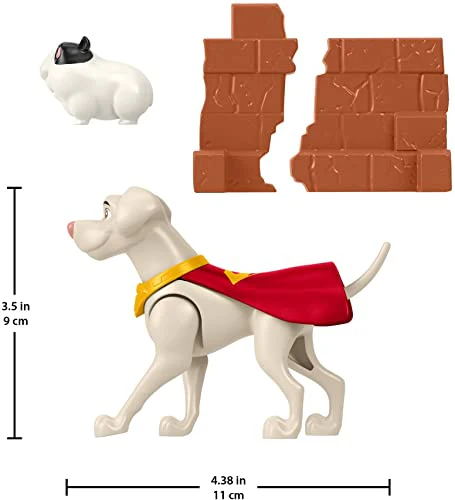 Fisher-Price DC League of Super-Pets Hero Punch Krypto, figure set with dog character and accessories for preschool pretend - Image 3