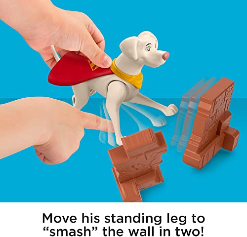 Fisher-Price DC League of Super-Pets Hero Punch Krypto, figure set with dog character and accessories for preschool pretend - Image 4