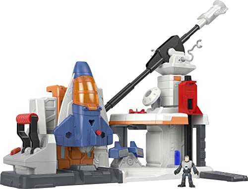 Fisher-Price Disney and Pixar Lightyear Playset, Imaginext Lift & Launch Star Command with Buzz Lightyear Figure, Lights & Sounds - Image 2