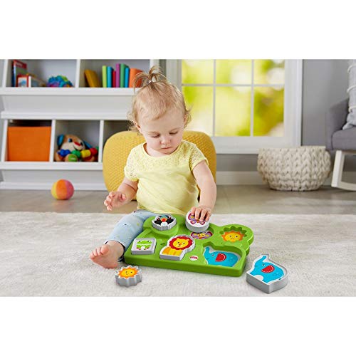 Fisher-Price Jungle Animal Puzzle,Multicolor - Image 3