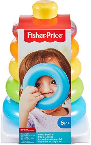 Fisher-Price Rock-a-Stack, Bat-at Ring-Stacking Toy