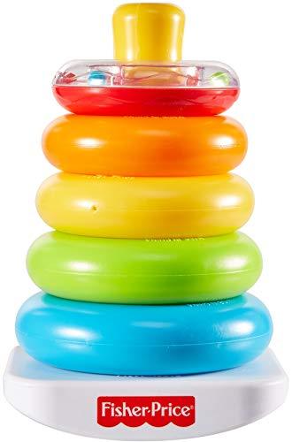Fisher-Price Rock-a-Stack, Bat-at Ring-Stacking Toy - Image 2