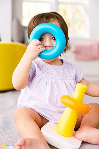 Fisher-Price Rock-a-Stack, Bat-at Ring-Stacking Toy - Image 4