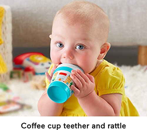 Fisher-Price Work From Home Gift Set, 3 take-along baby toys and teether for infants - Image 4