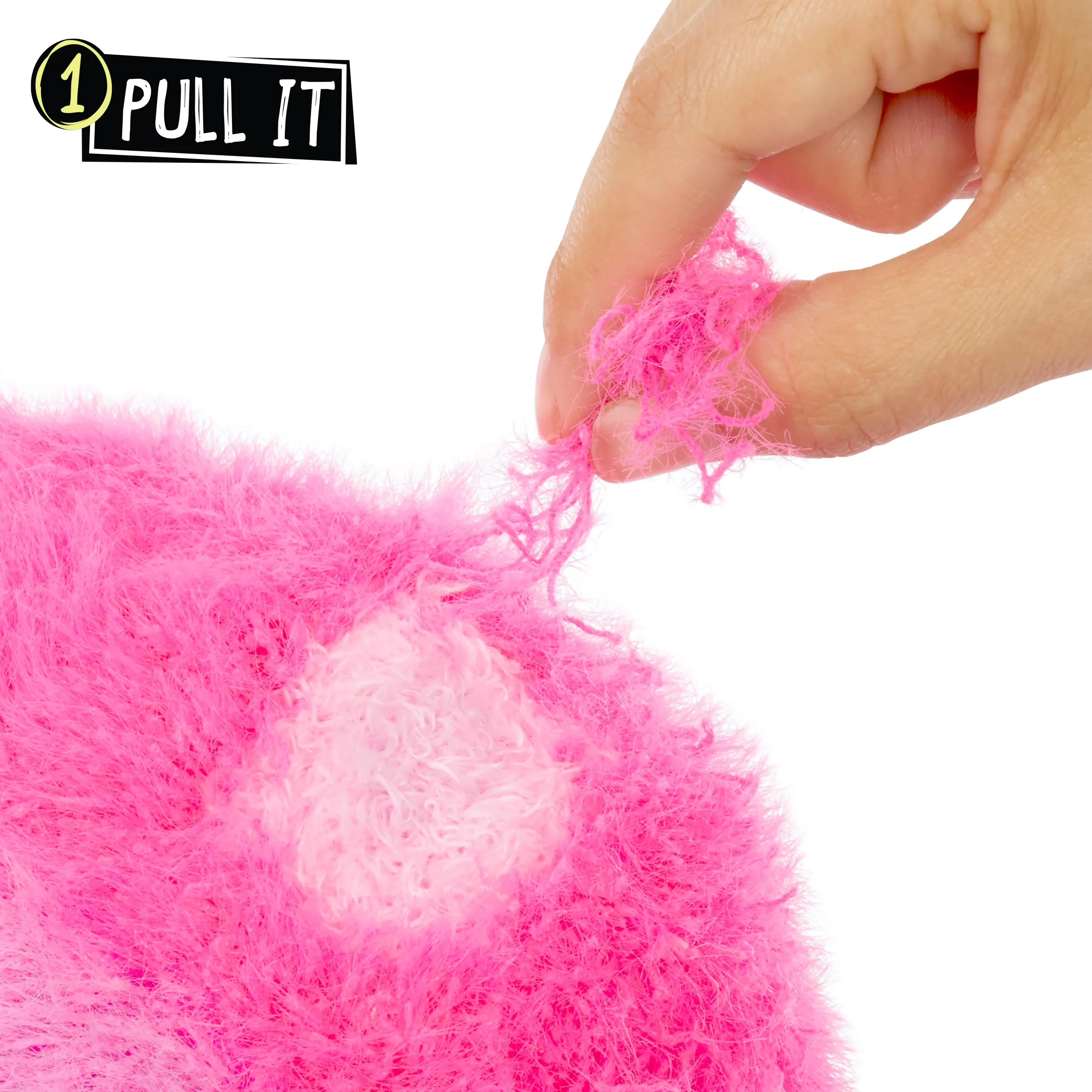 Fluffie Stuffiez Rainbow Large Collectible Feature Plush 11" - Surprise Reveal Unboxing with Huggable ASMR Fidget DIY Fur Pulling, Ultra Soft Fluff - Image 5