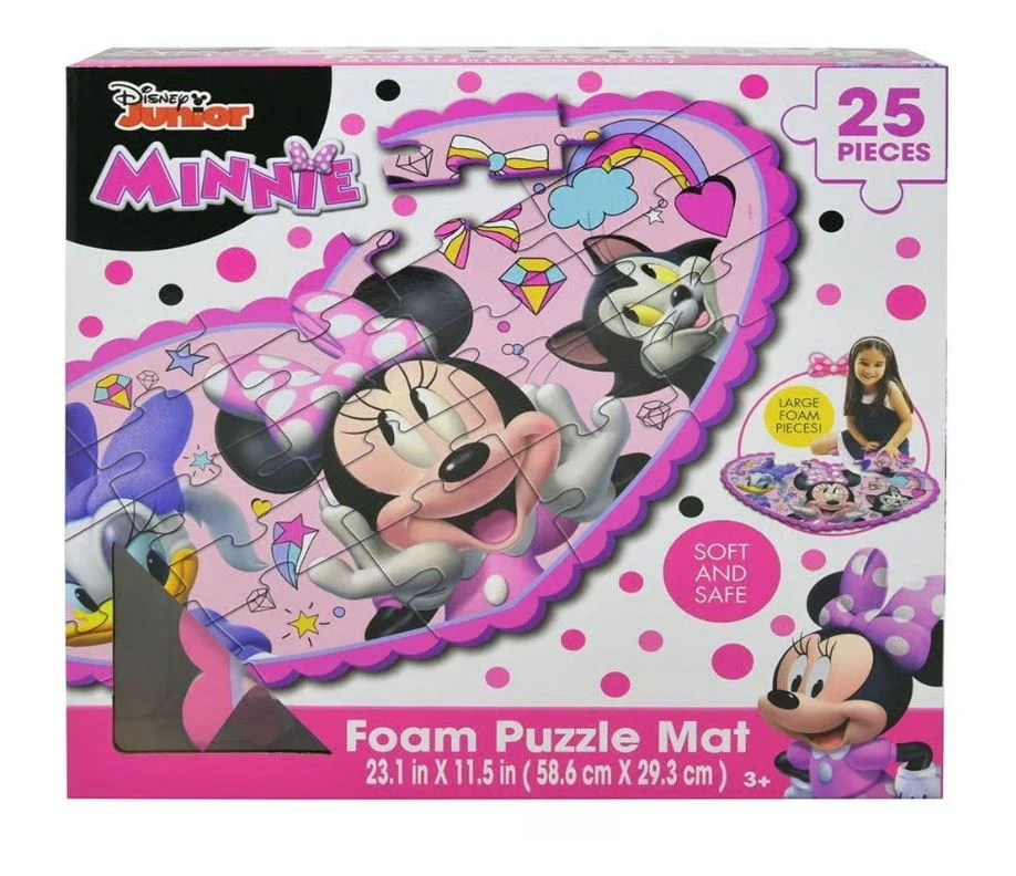 Foam Puzzle Mat Disney Junior Minnie 25 Pcs