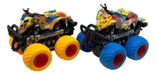 Friction Monster Trucks, Off Road Climbing Trucks, Color May Vary - Image 2