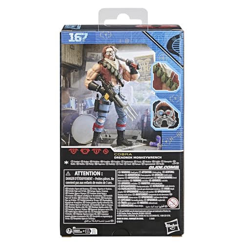 G.I. Joe Classified Series #167, Dreadnok Monkeywrench, Collectible 6 Inch Action Figure with 10 Accessories - Image 3