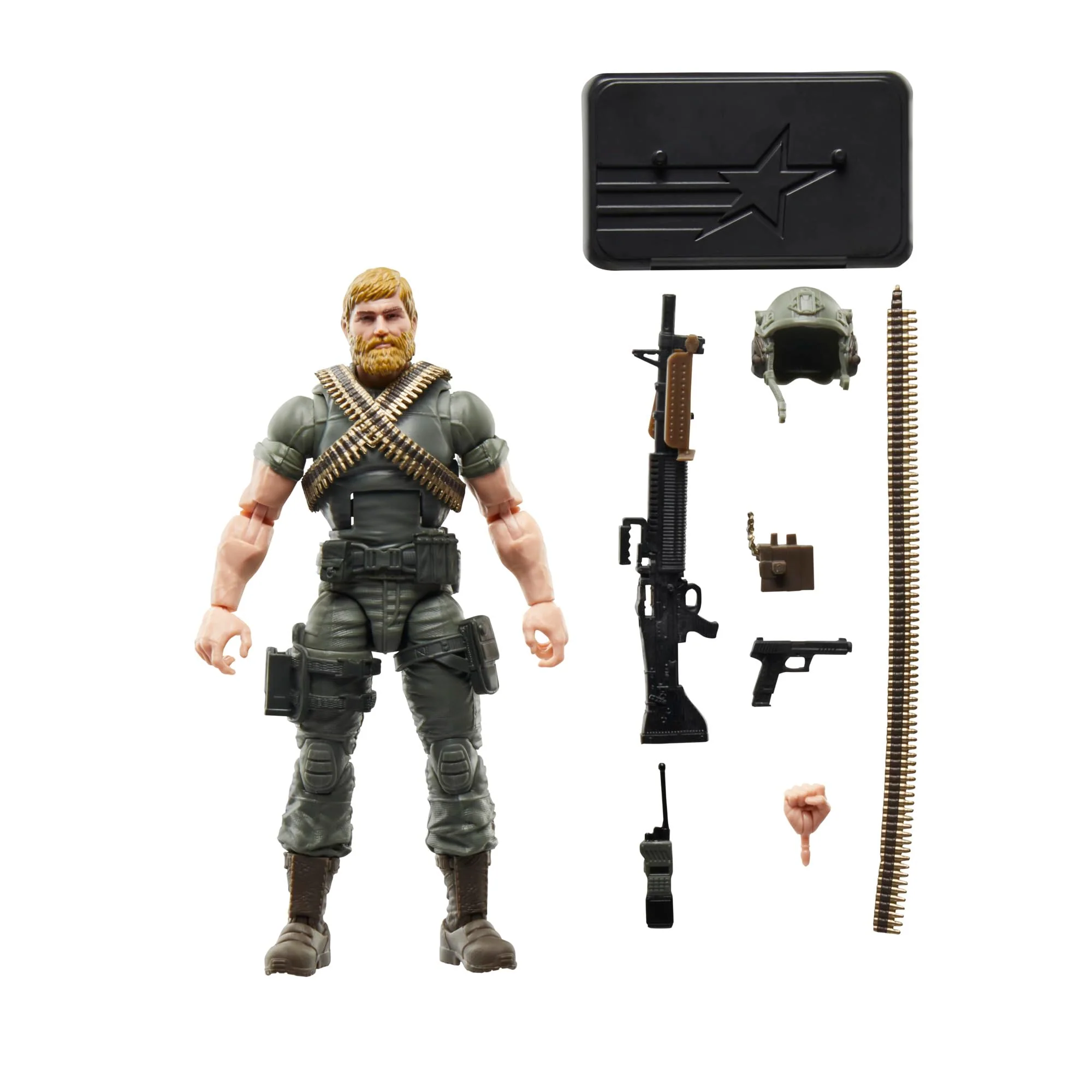 G.I. Joe Classified Series Retro Cardback Craig “Rock ’N Roll” McConnel, Collectible 6 Inch Action Figure with 9 Accessories - Image 2