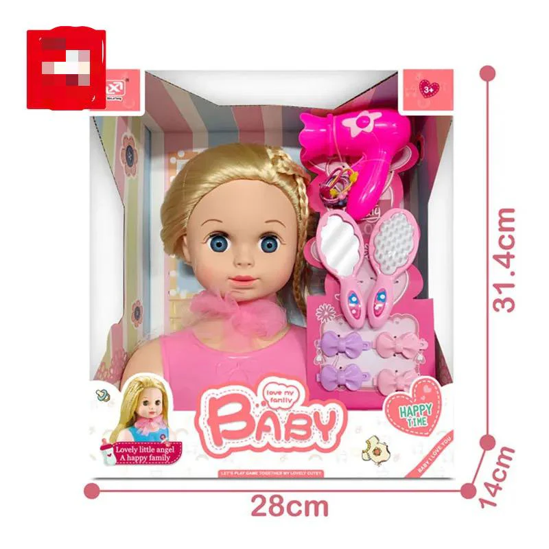 Girls Styling Head Pretend Play Set