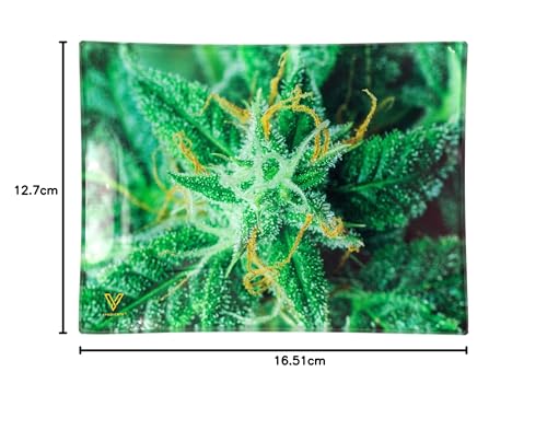 Glass Rolling Tray, AK-47 Strain Design by V Syndicate - Image 2