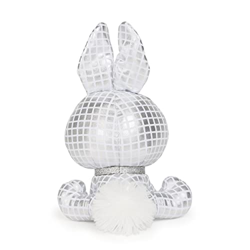 GUND P.Lushes Designer Fashion Pets B.G. Night Rabbit Stuffed Animal Soft Plush, 6-inch Height, Silver Metallic - Image 2