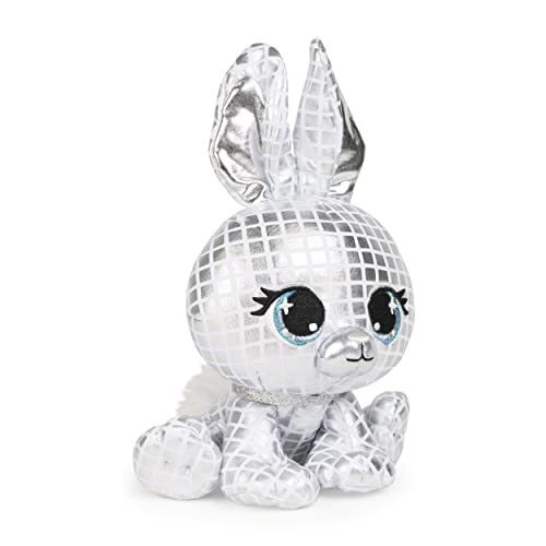 GUND P.Lushes Designer Fashion Pets B.G. Night Rabbit Stuffed Animal Soft Plush, 6-inch Height, Silver Metallic - Image 3
