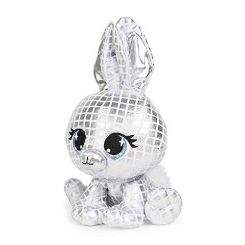 GUND P.Lushes Designer Fashion Pets B.G. Night Rabbit Stuffed Animal Soft Plush, 6-inch Height, Silver Metallic - Image 4