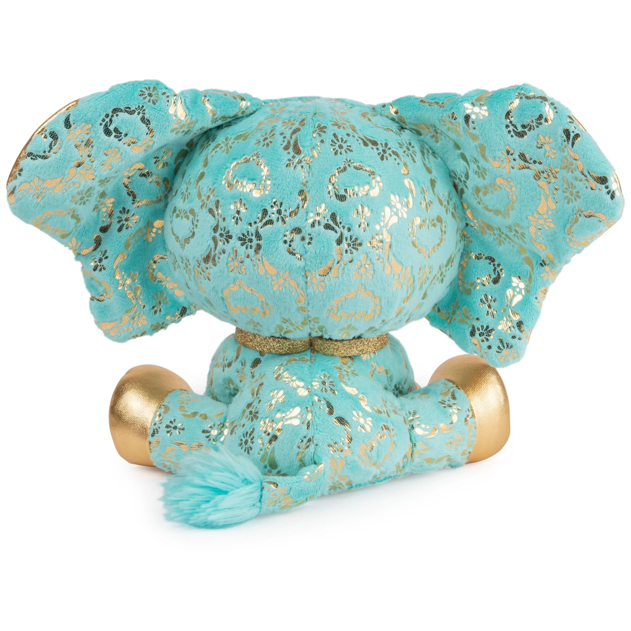 GUND PLushes Designer Fashion Pets Bella L’Phante Limited Edition Elephant Stuffed Animal, Turquoise/Gold, 6” - Image 12