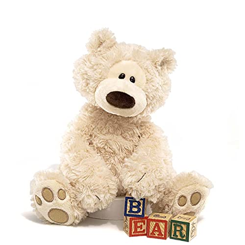 GUND Philbin Teddy Bear Stuffed Animal Plush, Beige, 12" - Image 4