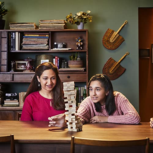 Hasbro Gaming Jenga Game, The Original Wood Block Game with Genuine Hardwood Blocks Stacking Tower Ages 6+ 1 or More Players Party Games for Kids Family Games - Image 3