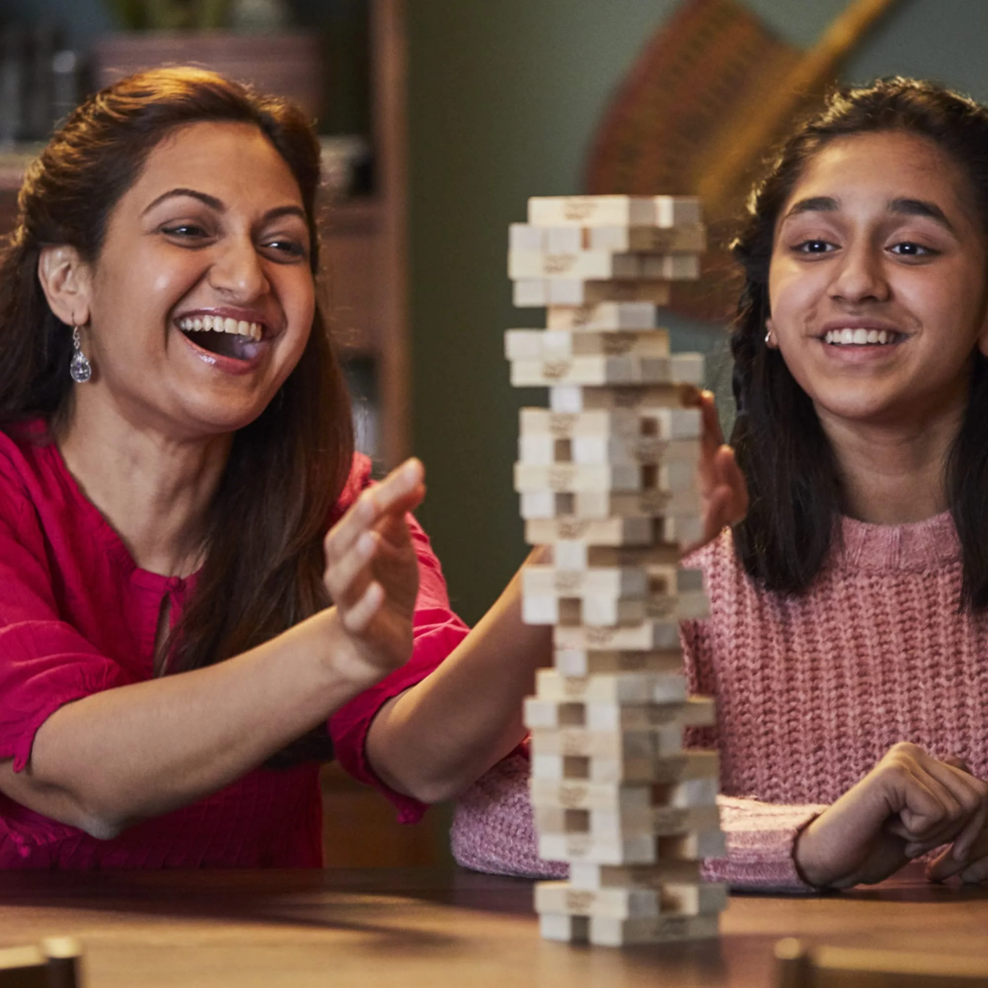 Hasbro Gaming Jenga Game, The Original Wood Block Game with Genuine Hardwood Blocks Stacking Tower Ages 6+ 1 or More Players Party Games for Kids Family Games - Image 6