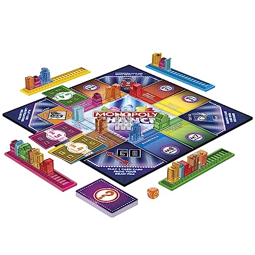 Hasbro Gaming Monopoly Chance Board Game for Adults and Kids | Fast-Paced Family Party Game | Ages 8+ | 2-4 Players | 20 Mins. Average - Image 3