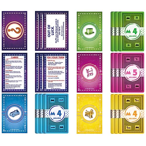 Hasbro Gaming Monopoly Chance Board Game for Adults and Kids | Fast-Paced Family Party Game | Ages 8+ | 2-4 Players | 20 Mins. Average - Image 4