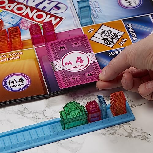 Hasbro Gaming Monopoly Chance Board Game for Adults and Kids | Fast-Paced Family Party Game | Ages 8+ | 2-4 Players | 20 Mins. Average - Image 9