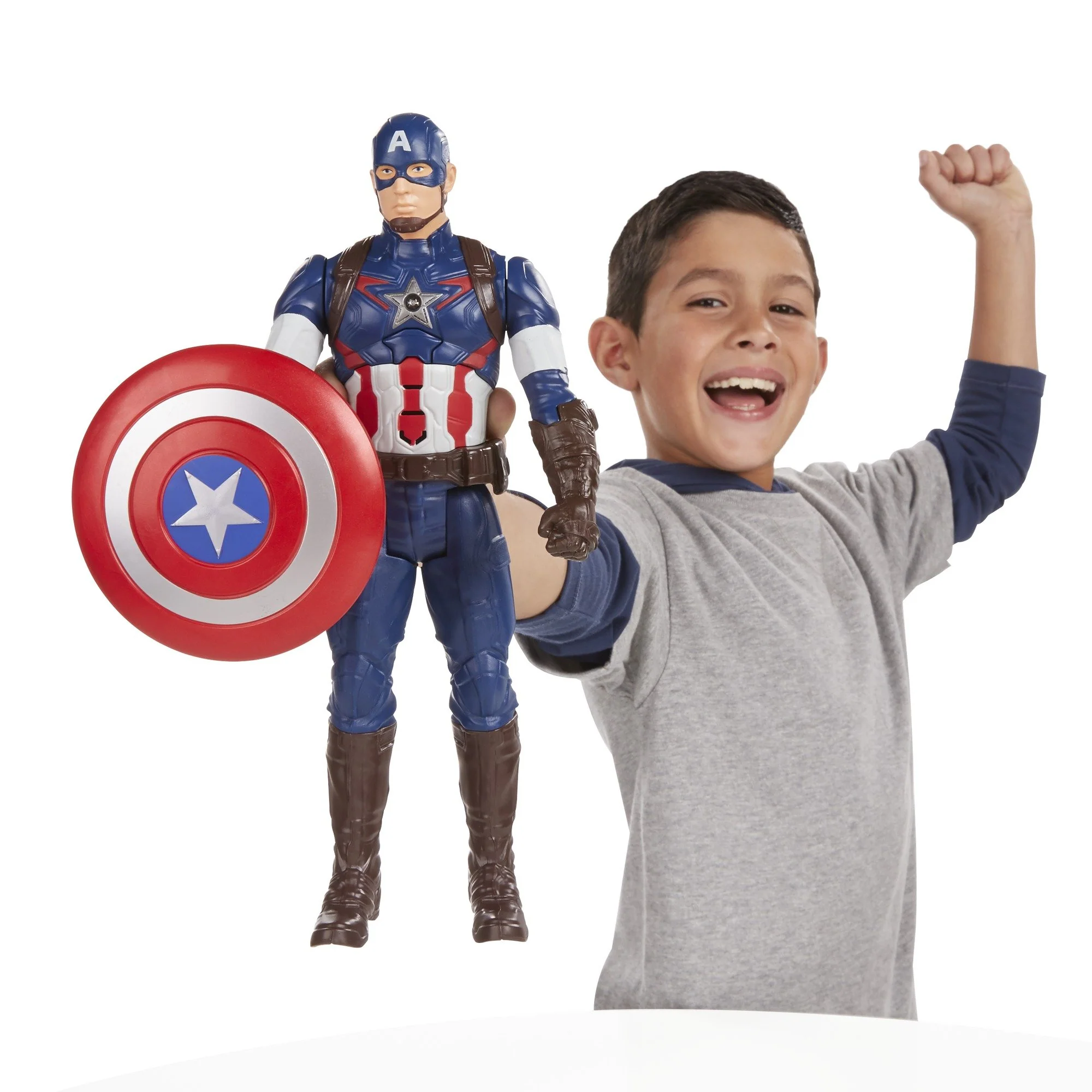 Hasbro Marvel Avengers Age of Ultron Titan Hero Tech Captain America 12 Inch Figure - Image 2