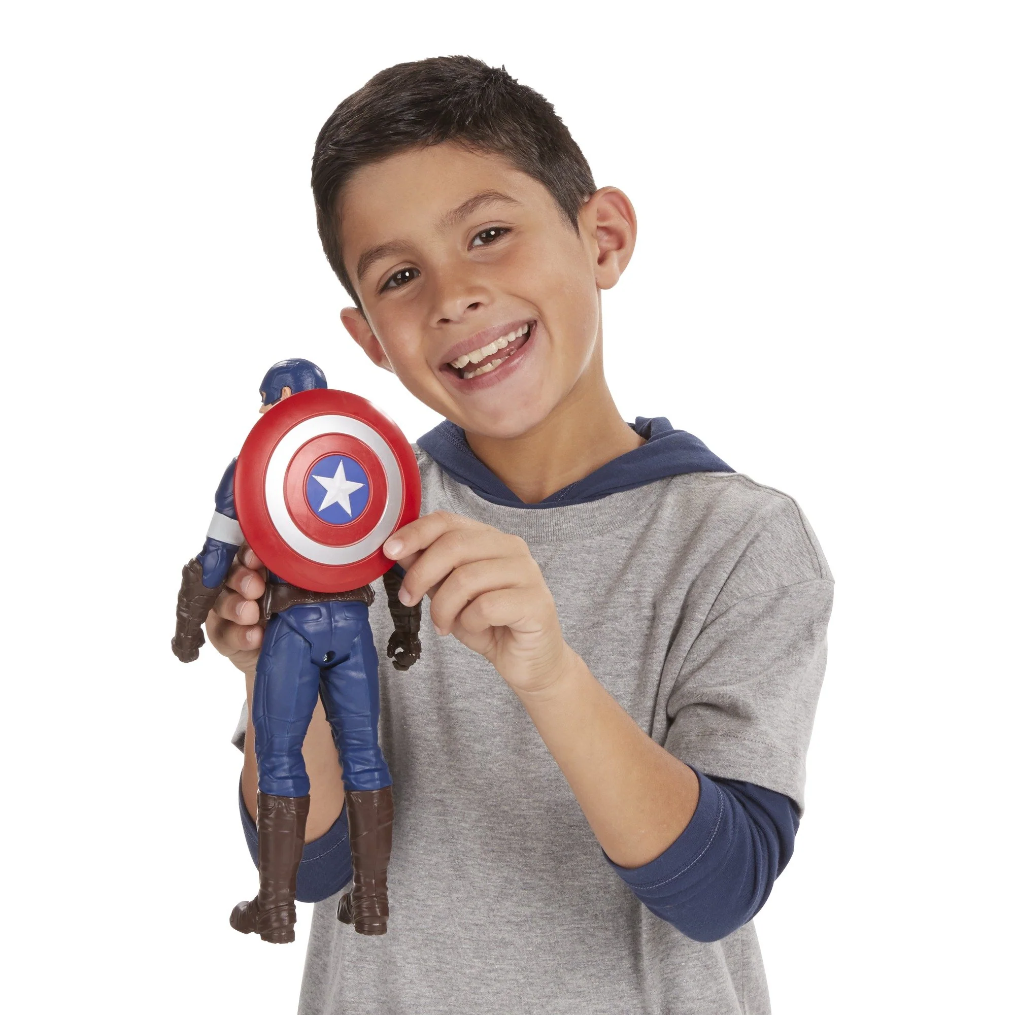 Hasbro Marvel Avengers Age of Ultron Titan Hero Tech Captain America 12 Inch Figure - Image 3