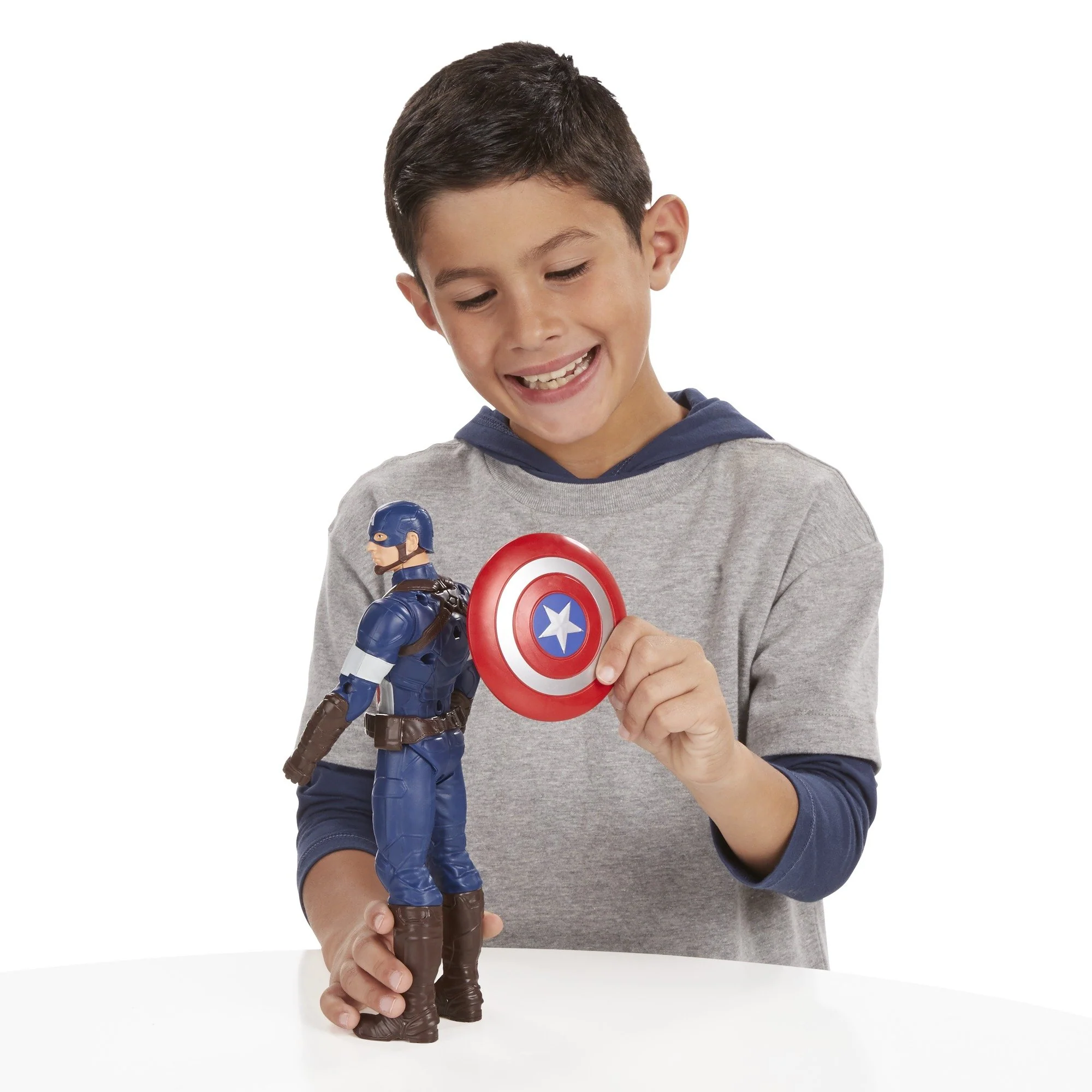 Hasbro Marvel Avengers Age of Ultron Titan Hero Tech Captain America 12 Inch Figure - Image 4