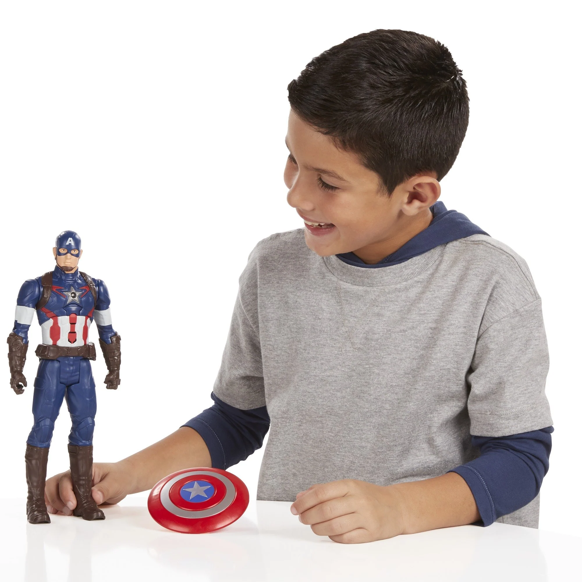 Hasbro Marvel Avengers Age of Ultron Titan Hero Tech Captain America 12 Inch Figure - Image 5