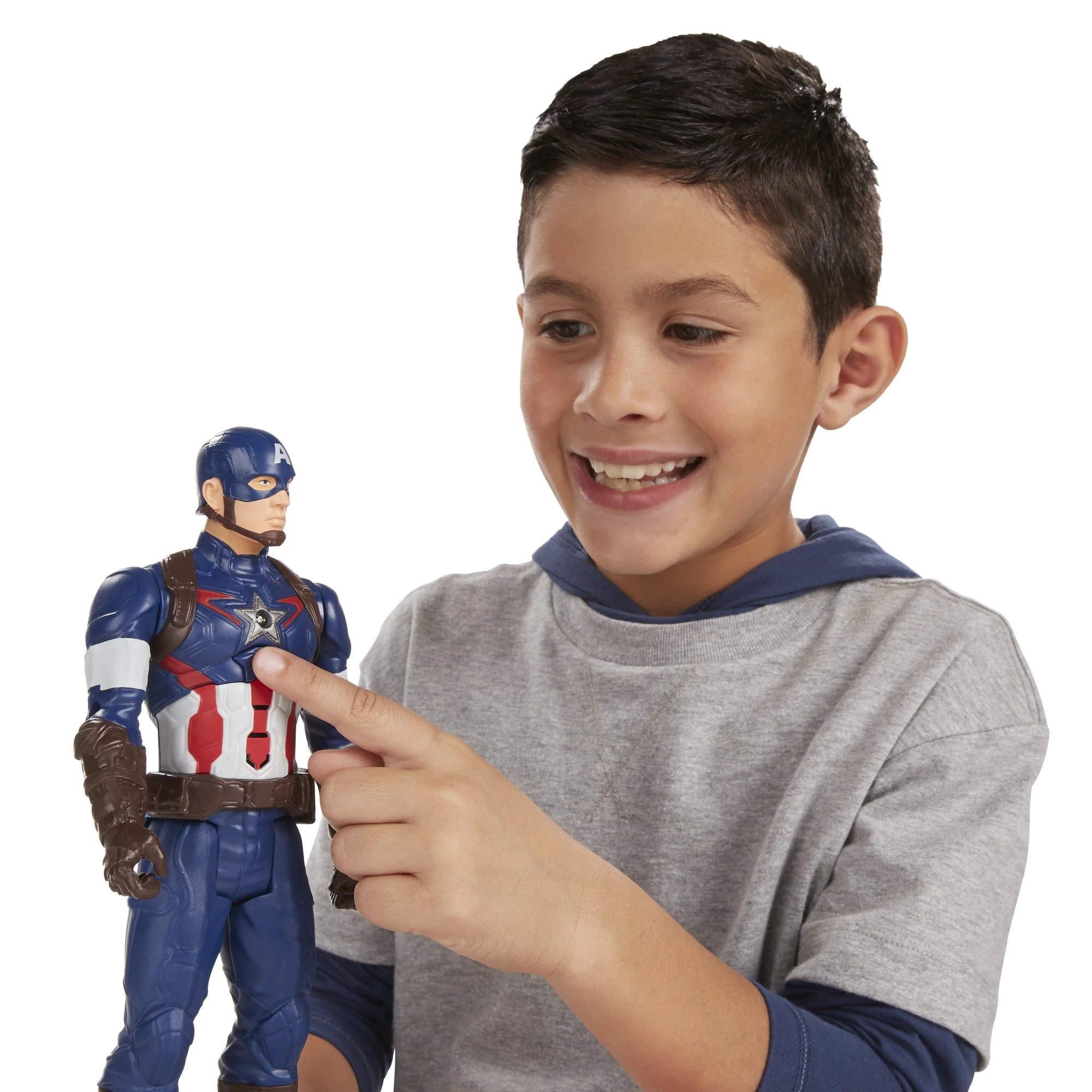 Hasbro Marvel Avengers Age of Ultron Titan Hero Tech Captain America 12 Inch Figure - Image 6
