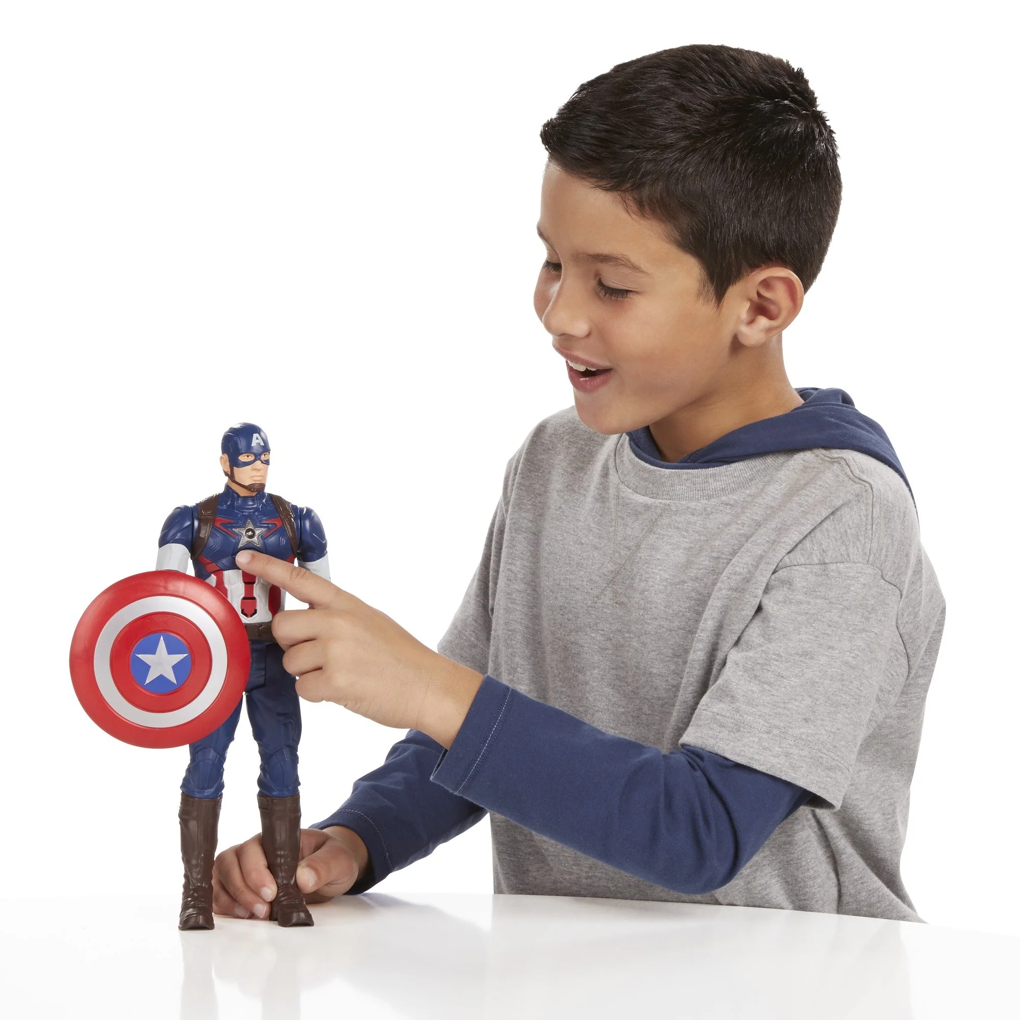 Hasbro Marvel Avengers Age of Ultron Titan Hero Tech Captain America 12 Inch Figure - Image 7