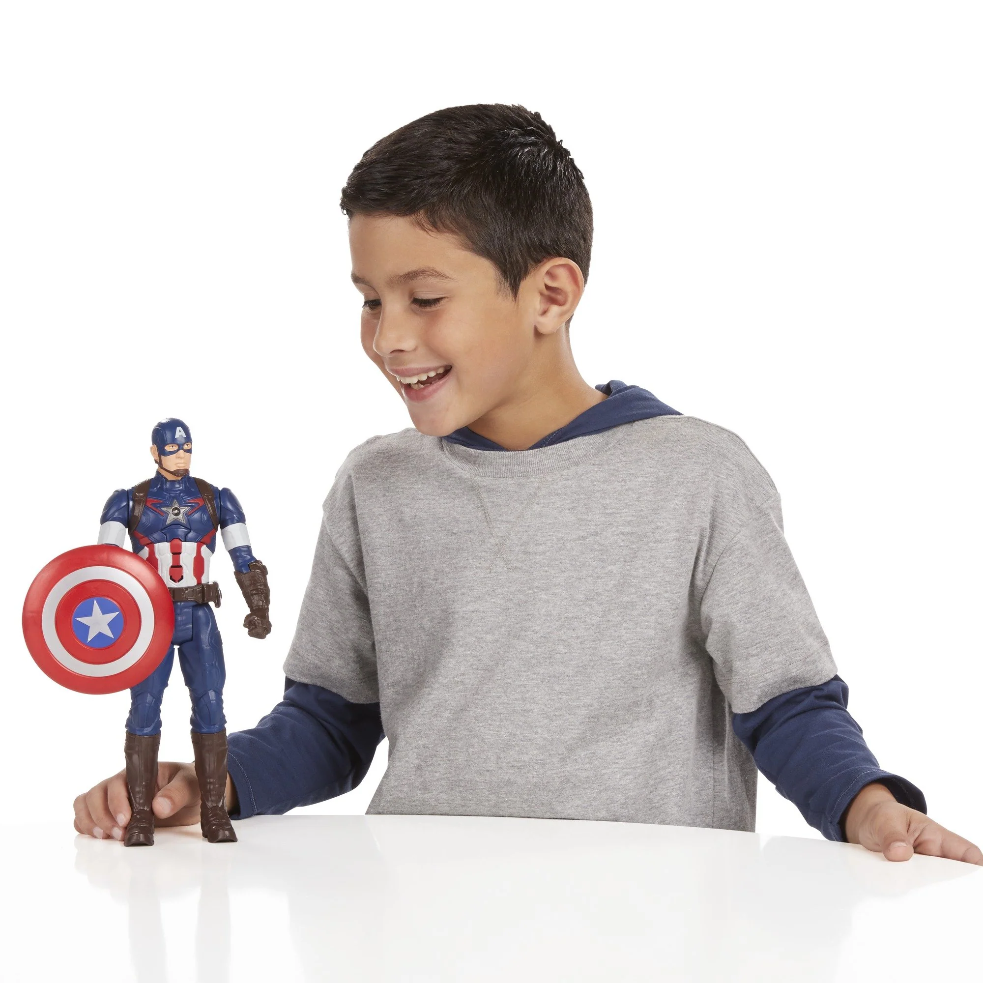 Hasbro Marvel Avengers Age of Ultron Titan Hero Tech Captain America 12 Inch Figure - Image 8