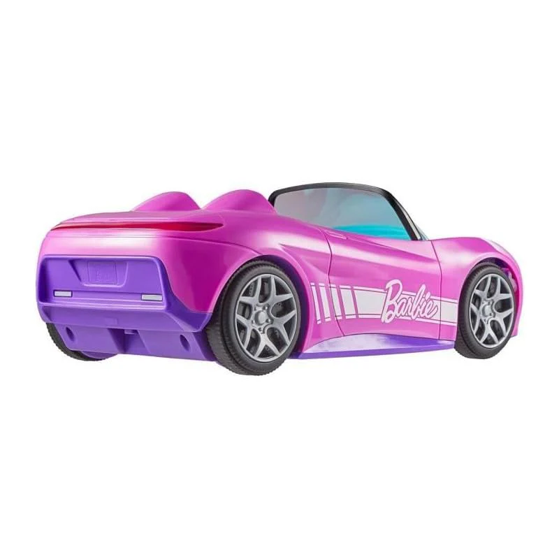 Hot Wheels Barbie RC Toy Car, Remote-Control Pink Convertible, Can Hold 2 Barbie Fashion Dolls & Trunk Opens for Storage - Image 4